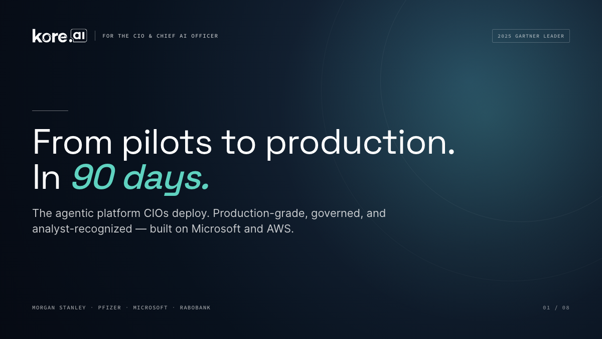 Enterprise sales deck cover