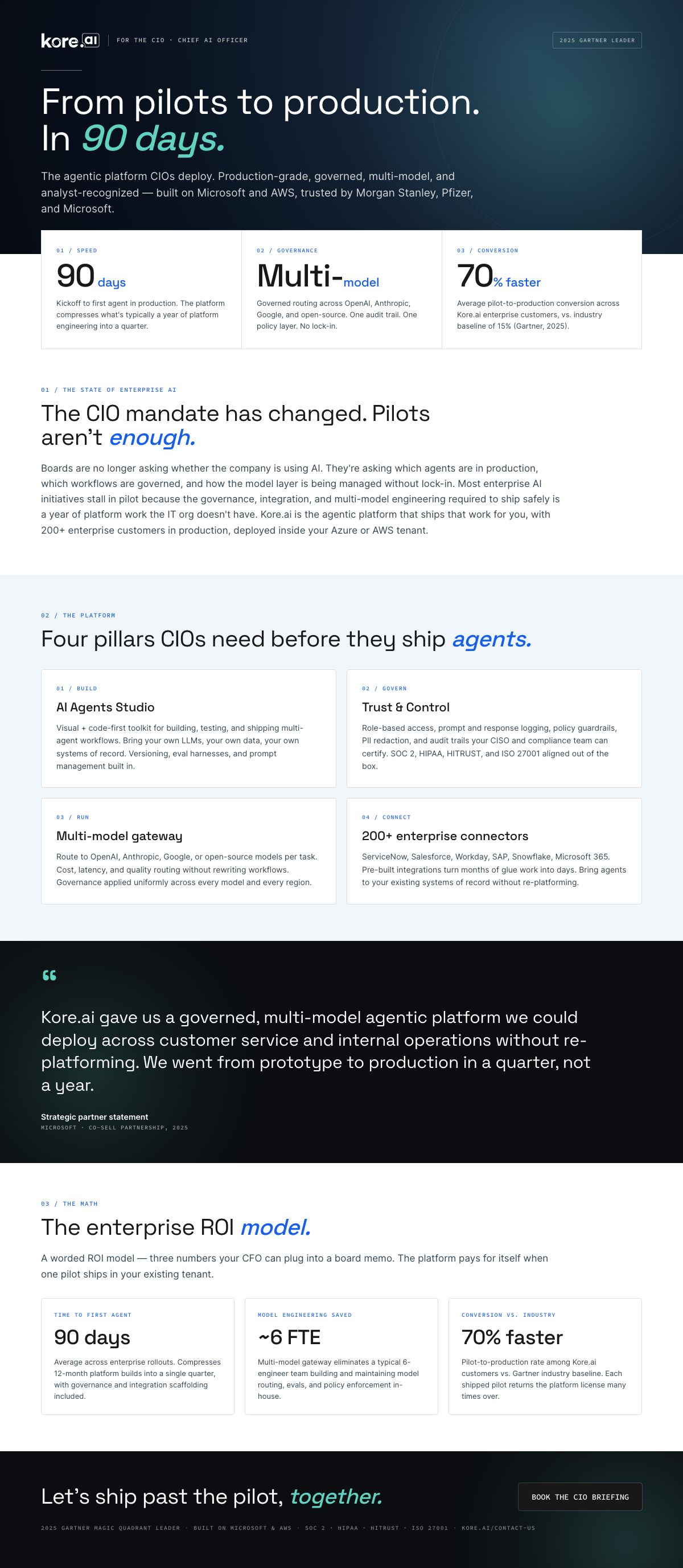 Enterprise one-pager