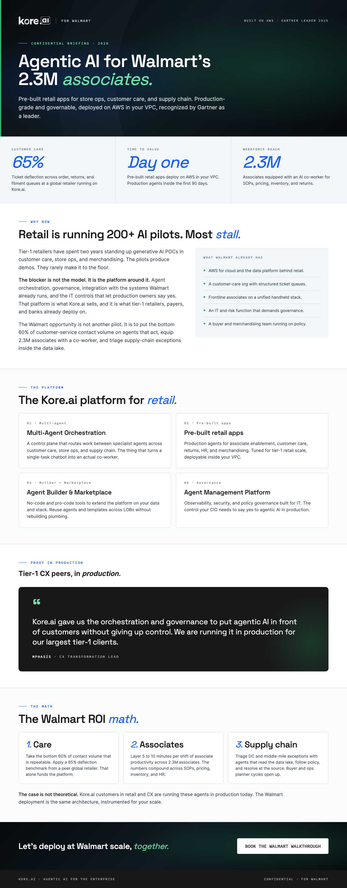 Walmart one-pager